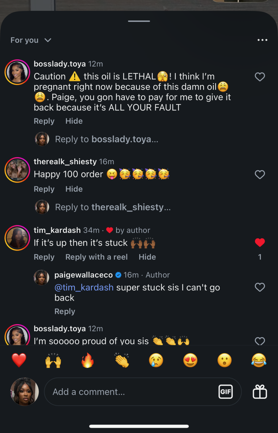 Customer testimonial
