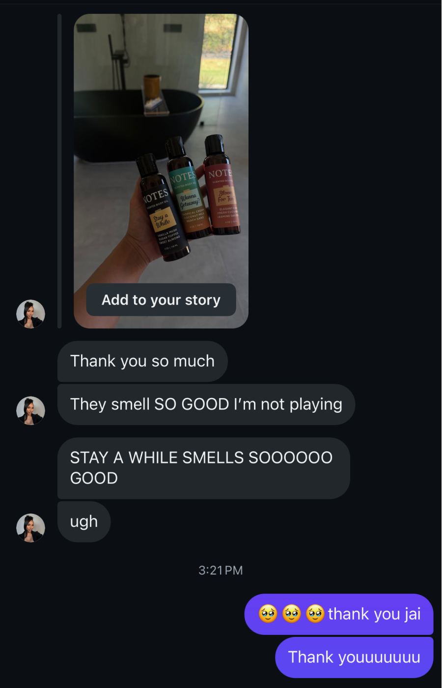 Customer testimonial