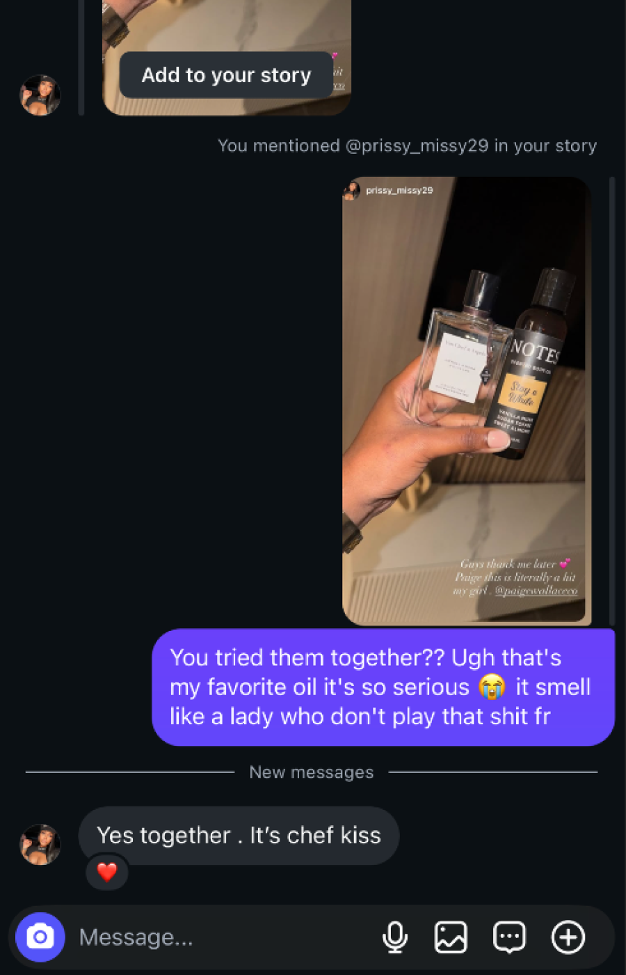 Customer testimonial